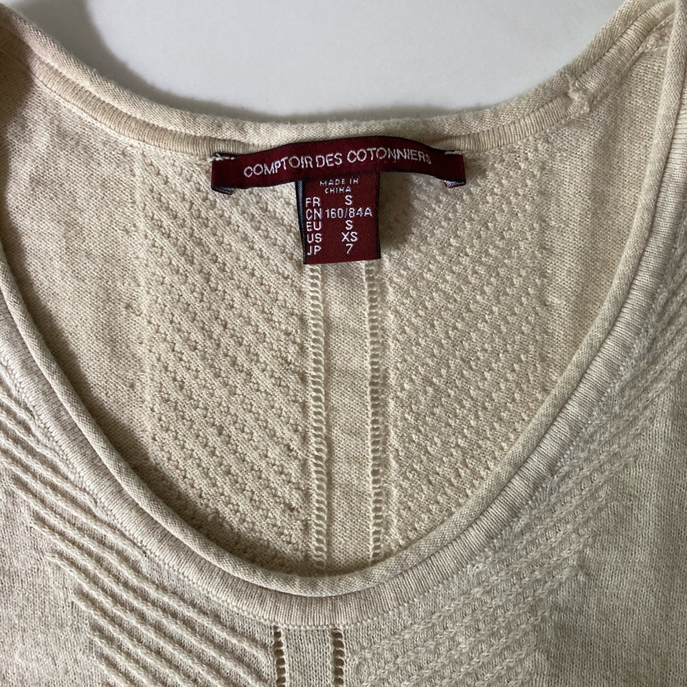 Comptoir des Cotonniers Knit crop top Size XS